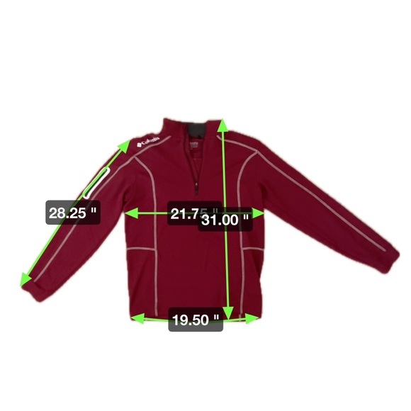 Columbia Men's Shotgun Quarter Zip Golf Pullover Size Small - Picture 3 of 7